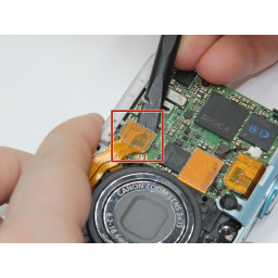 Canon PowerShot SD1200 IS Замена сборки вспышки